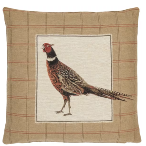 Strutting Pheasant Right Cushion with Filler