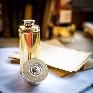 Cartridge Cylindrical Hip Flask - 4 Fluid Ounces
