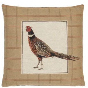 Strutting Pheasant Right Cushion with Filler