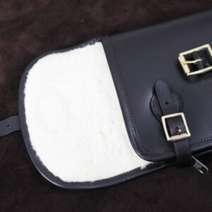 Buffalo Leather Shotgun Slip with Flap, Buckle & Zip