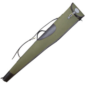 Canvas Green Flap, Buckle & Zip Gun Slip