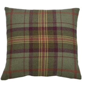 Stanley Stag - Plaid Tapestry Cushion - 46x46cm (18