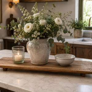 Acacia Display Platter with Raised Feet – 57 x 18cm