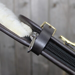 Canvas Green Flap, Buckle & Zip Gun Slip
