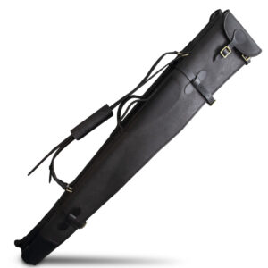 Buffalo Leather Double Leather Shotgun Slip with Flap, Buckle & Zip