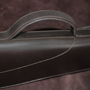 Buffalo Leather Shotgun Slip with Flap, Buckle & Zip