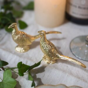 Gold Pheasant Salt and Pepper Set