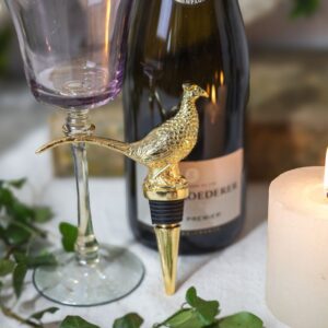 Gold Pheasant Bottle Stopper