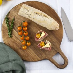 Acacia Handled Round Board