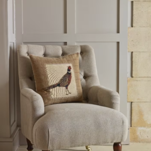 Strutting Pheasant Left Tapestry Cushion