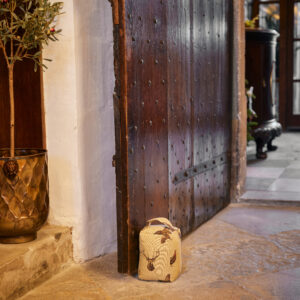 Highland Beige Tapestry Doorstop