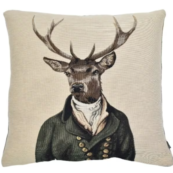 Plaid Stanley Stag cushion pair – Save £40, photo 3