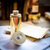 Cartridge Cylindrical Hip Flask – 4 Fluid Ounces, photo 2