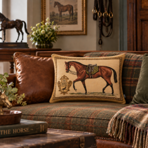 Saddle Club Tapestry Cushion