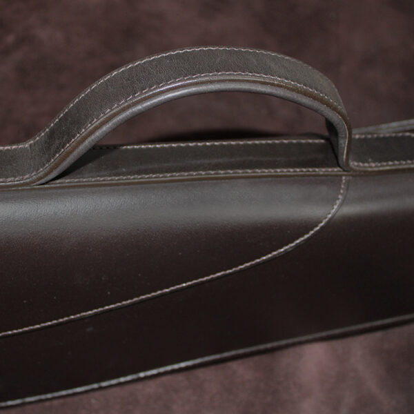 Buffalo Leather Shotgun Slip with Flap, Buckle & Zip, photo 2