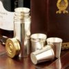 Set of Eight Stirrup Shot Cups and Cartridge