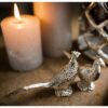 Silver Pheasant Olive Picks and Holder