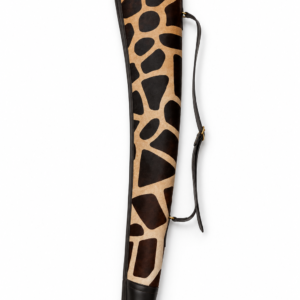 Bespoke Giraffe Print Cowhide Slip with Full Zip