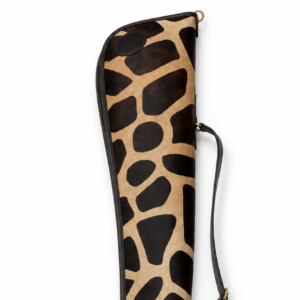 Bespoke Giraffe Print Cowhide Slip with Full Zip