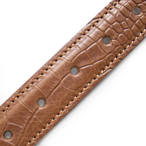 Matt Nut Leather Belt