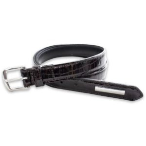 Mock Croc Leather Belt